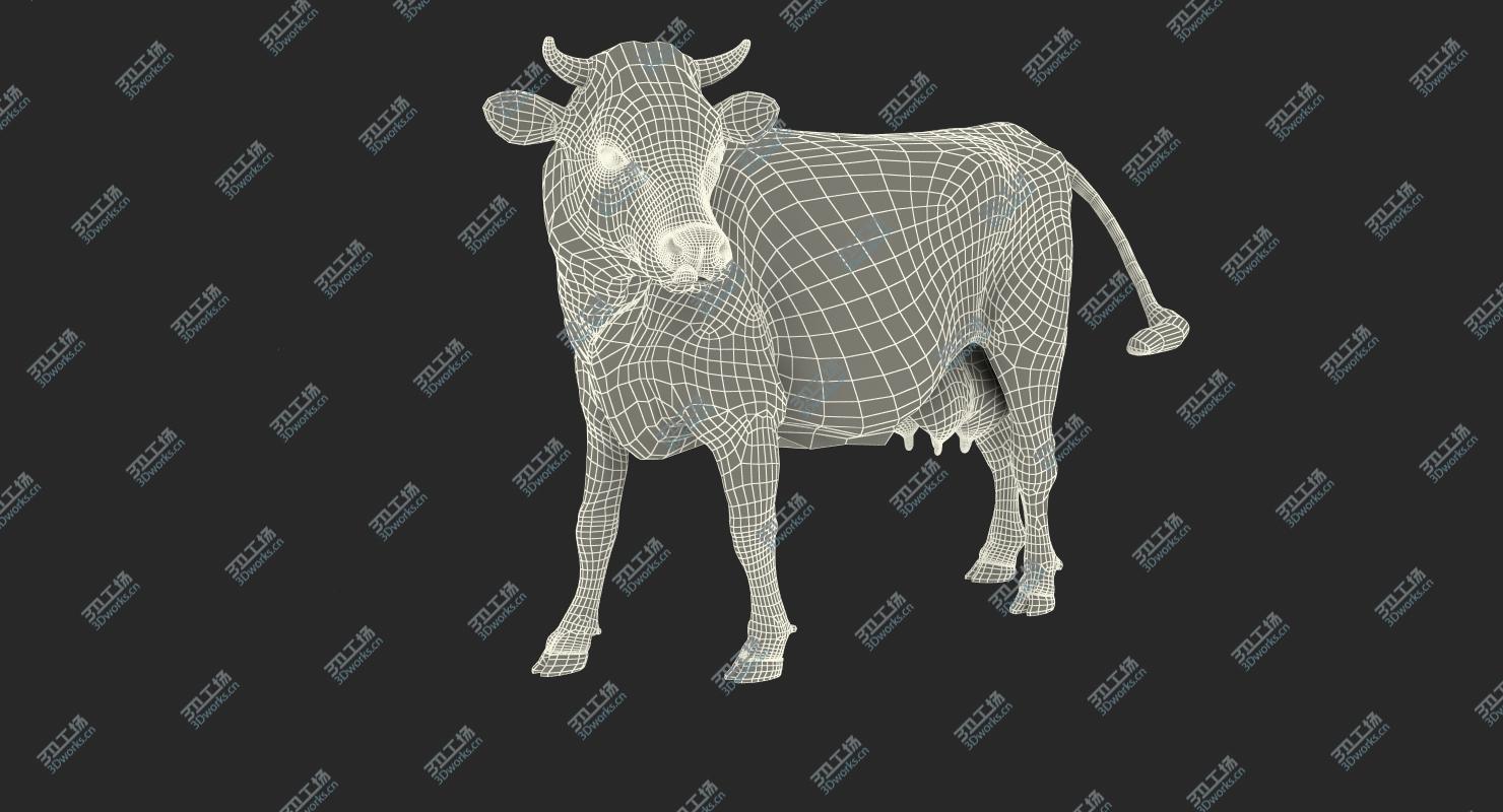 images/goods_img/202104092/3D model Red and White Cow/4.jpg